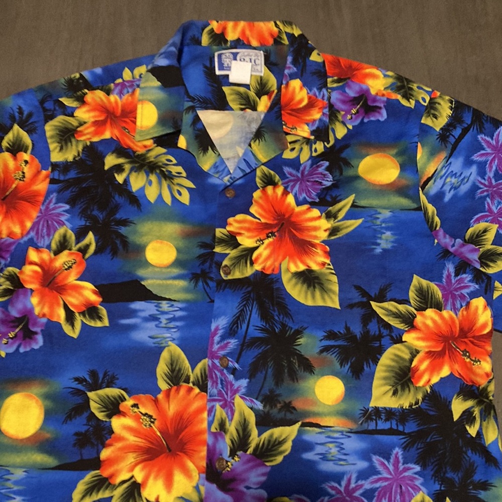 vintage RJC 100% cotton Hawaiian shirt XL